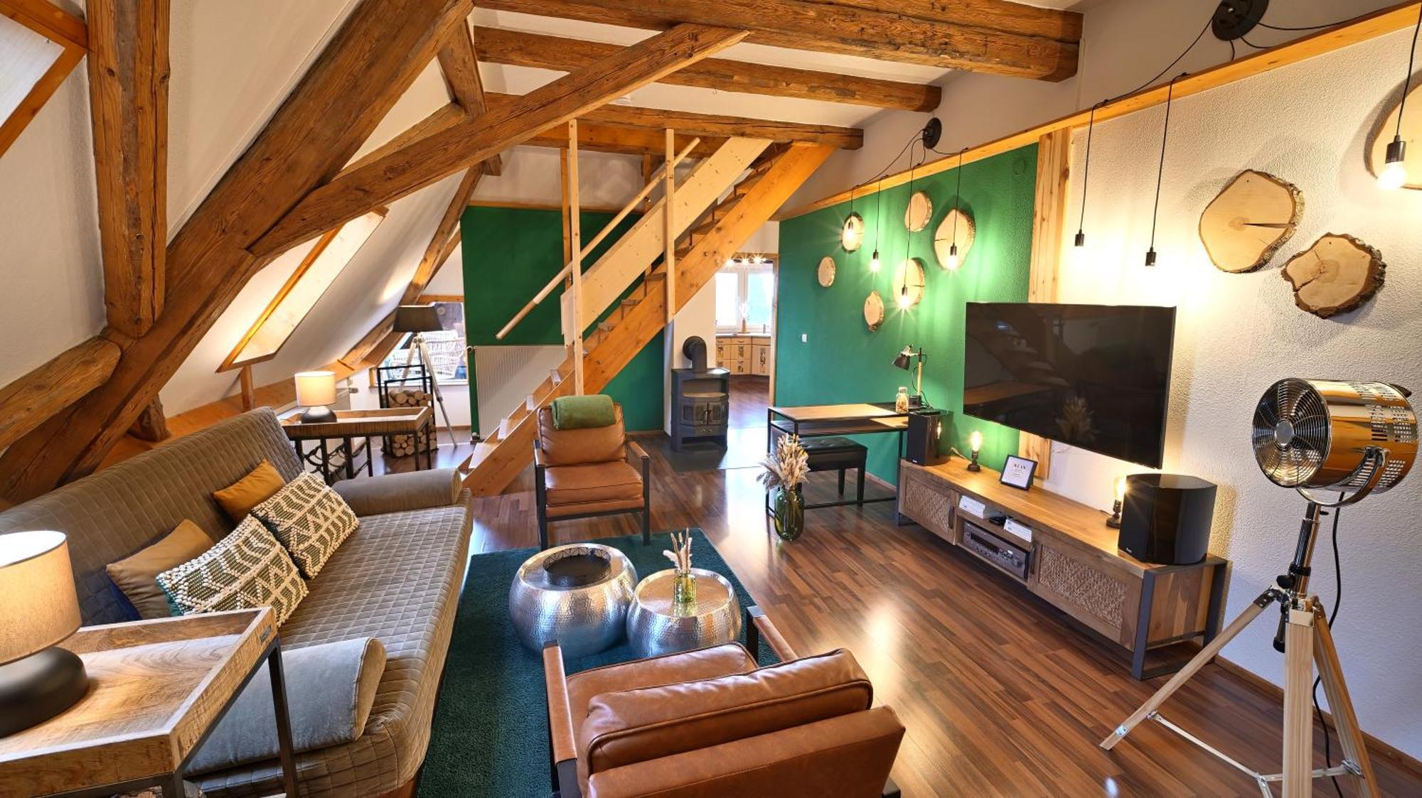 Green Loft Schwarzwald - Dach-Balkon--Musik-Ecke Fluorn-Winzeln 外观 照片