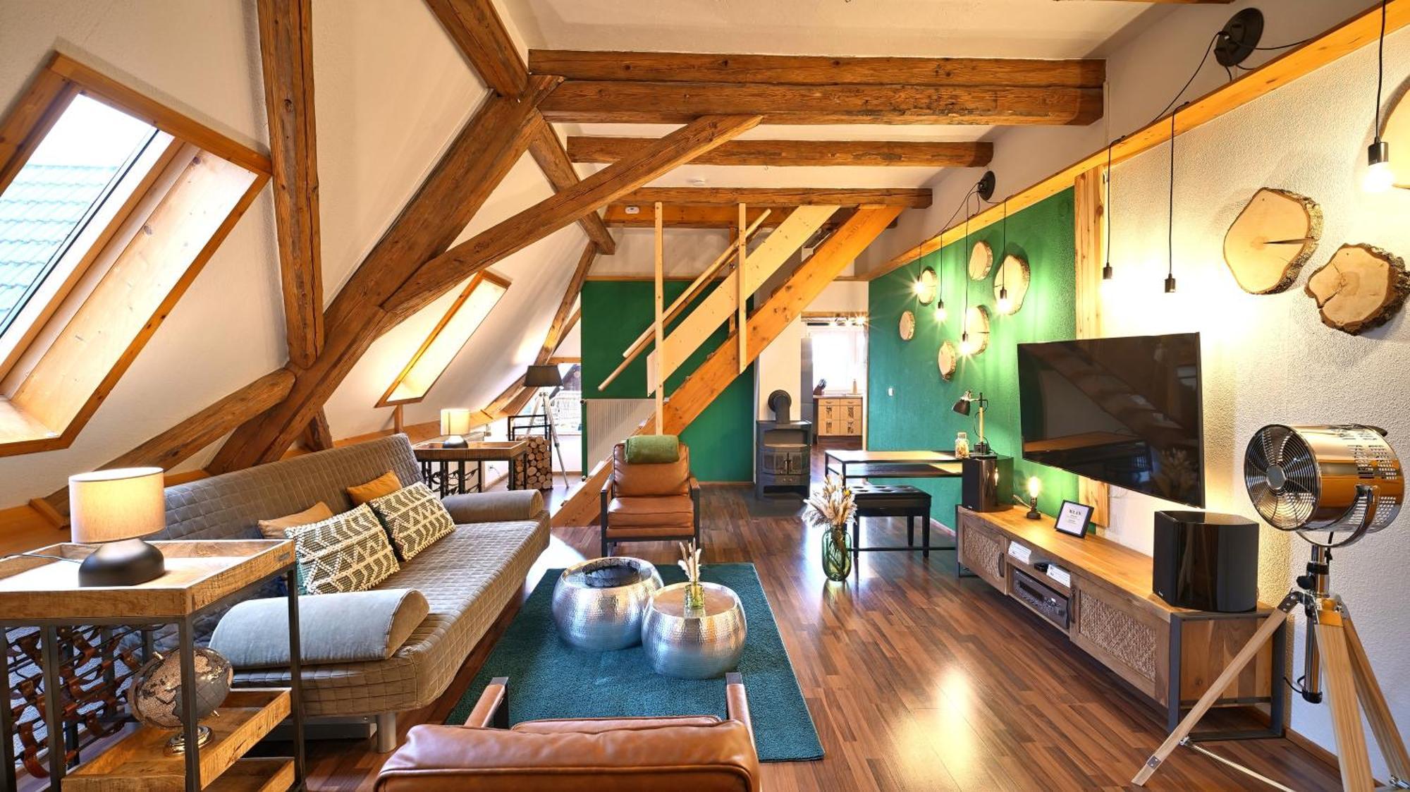 Green Loft Schwarzwald - Dach-Balkon--Musik-Ecke Fluorn-Winzeln 外观 照片